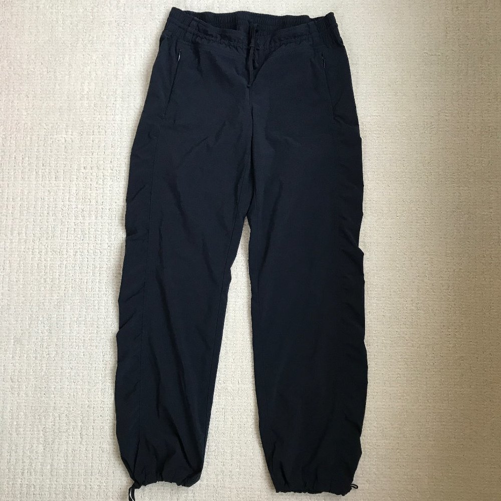 Athleta La Viva Ruched Pant/Jogger, 10, Navy